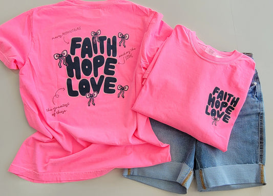 FAITH HOPE LOVE TEE