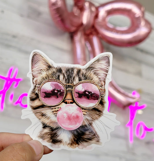 GROOVY CAT STICKER
