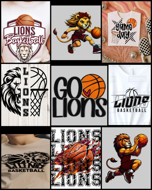 LIONS BASKETBALL COLLAGE PREORDER