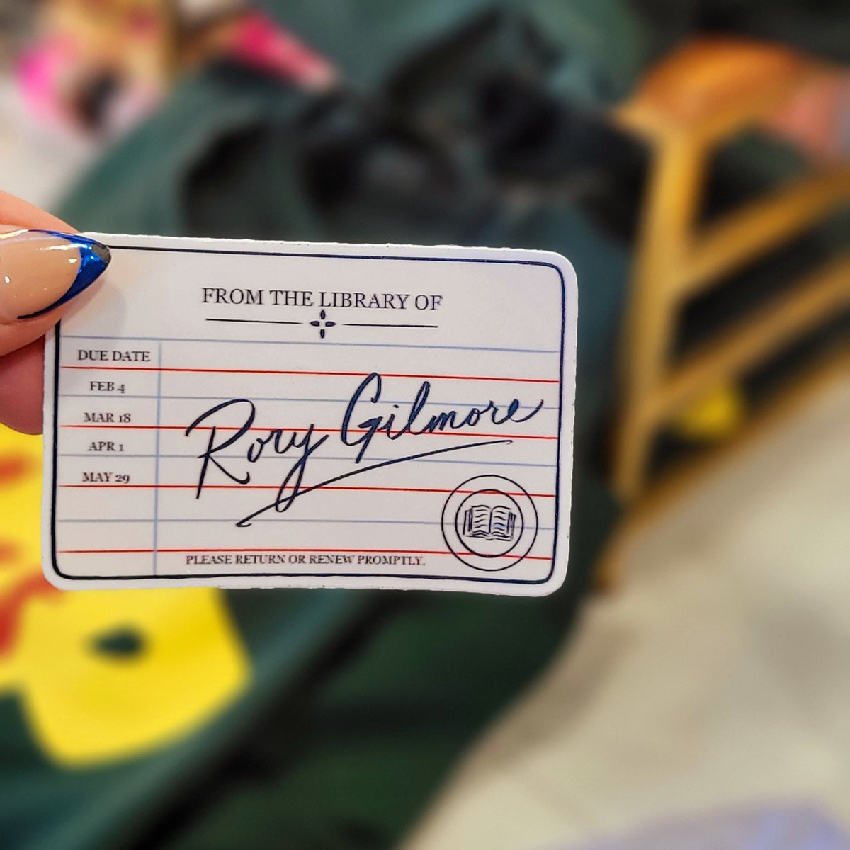 FROM THE LIBRARY OF RORY STICKER
