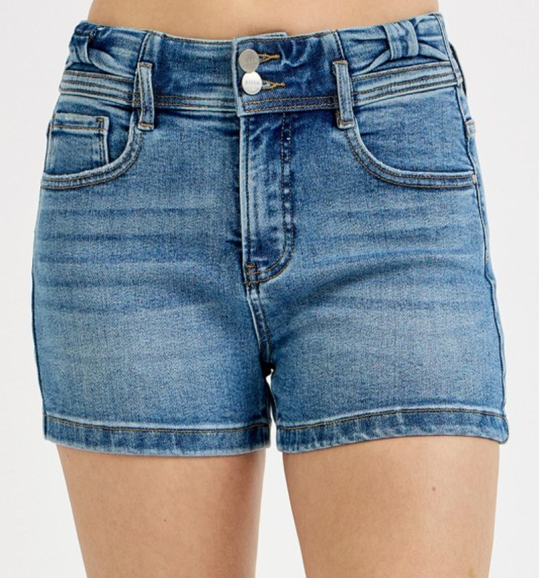 HI-RISE TUMMY CONTROL BOW SHORTS