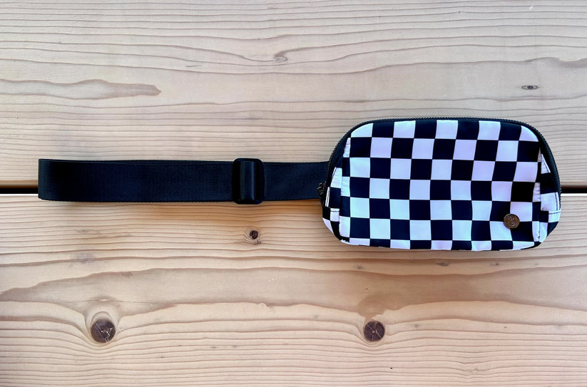 CHECKERED BUM BAGS