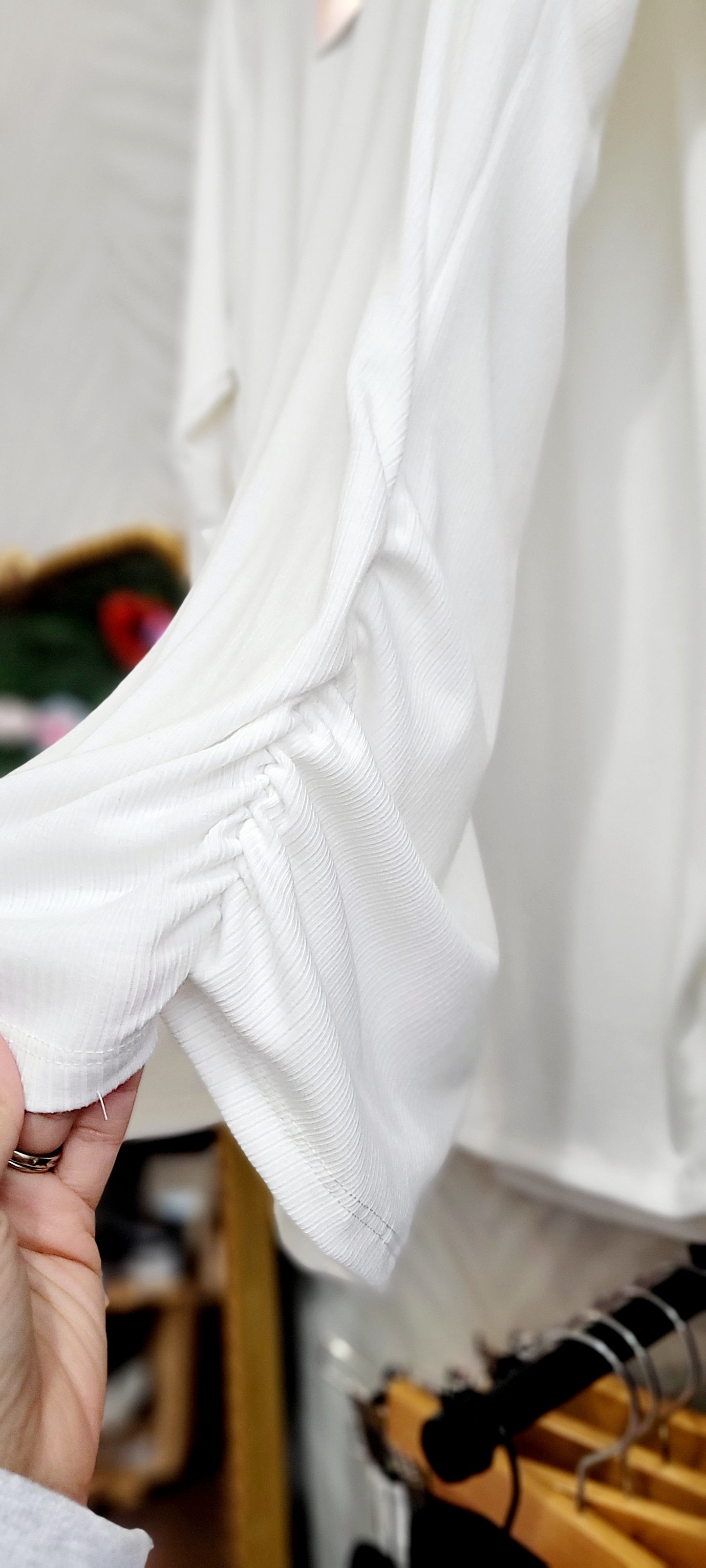White Longsleeve Top