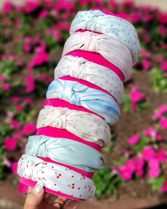 Knotted Spring Headbands