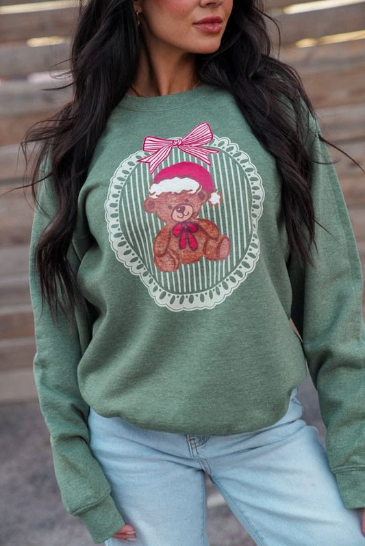 Vintage Christmas Teddy Sweatshirt